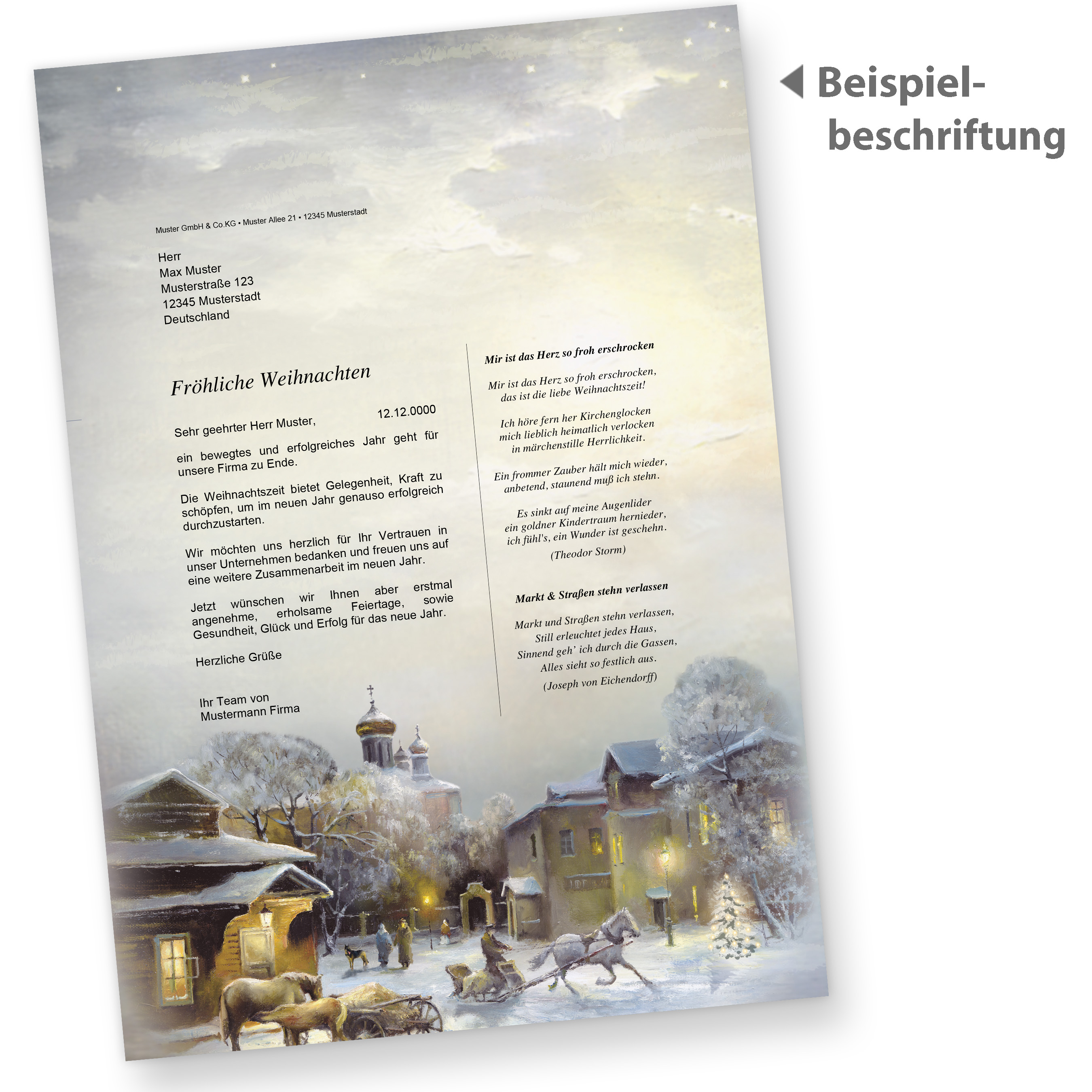 Papier Hefte Blocke Briefpapier Weihnachten Winter Aquarell 25 Sets M F Mit Umschlage Buro Schreibwaren Cur Ufl Edu